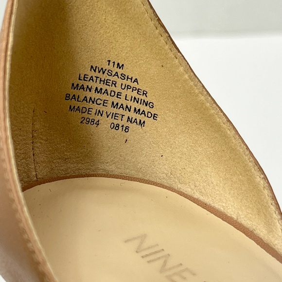 Nude Kitten Heels Pointed Toe T Strap Pumps Low Heel Work Shoes Mary Jane Heeled - Picture 16 of 17